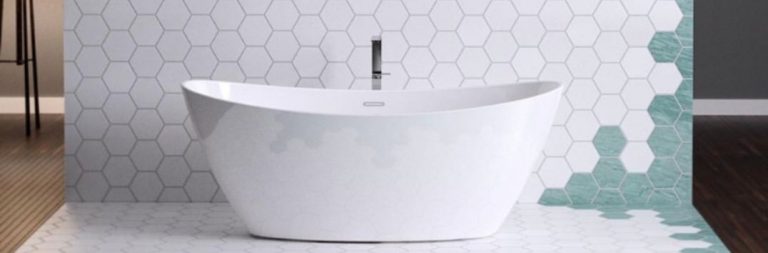 projeto com revestimento hexagonal artemano