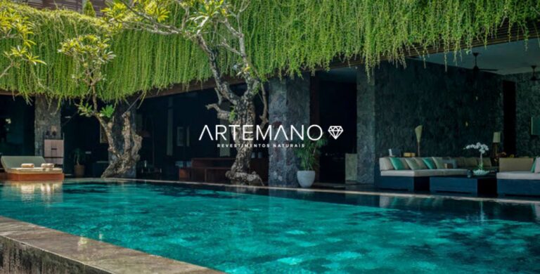 revestimento para piscina pedra hijau aplicada na area interna