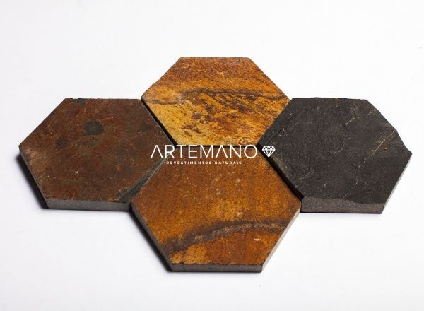 pedra ferro hexagonal artemano revestimentos naturais